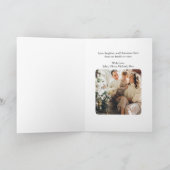 ヴィンテージサンタ飛行機雲＆写真 航空の楽しみ シーズンカード (内部)