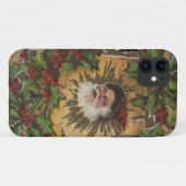 ヴィンテージサンタ アンティーク ホリー クリスマス Case-Mate iPhoneケース (裏面(横))