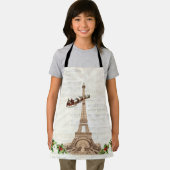 ヴィンテージサンタ・オーバー・パリクリスマスチャイルドズエプロン エプロン (インサイチュ)