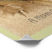 ヴィンテージサンタ – クリスマスポスター ポスター (角)