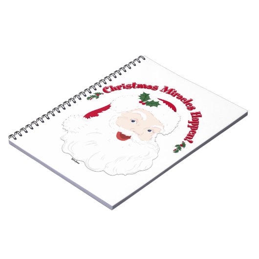 ヴィンテージサンタ・クリスマス奇跡が起こる! ノートブック (左側)