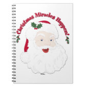 ヴィンテージサンタ・クリスマス奇跡が起こる! ノートブック (正面)