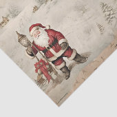 ヴィンテージサンタ・クリスマス・ウィンター・デコパージュ 薄葉紙 (詳細)