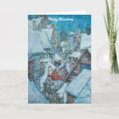 ヴィンテージサンタ・クリスマス・グリーティング シーズンカード (正面)