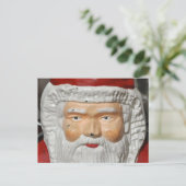 ヴィンテージサンタ、クリスマス、ツリスタンド、 シーズンポストカード (スタンド正面)