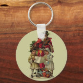 ヴィンテージサンタ・クリスマス・ミュージック キーホルダー (正面)