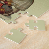 ヴィンテージサンタ・クリスマス・ミュージック・ソング ジグソーパズル (側面)