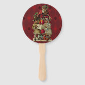 ヴィンテージサンタ・クリスマス・ミュージック・ソング ハンドファン (裏面)