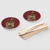 ヴィンテージサンタ・クリスマス・ミュージック・ソング ハンドファン (組立なし)