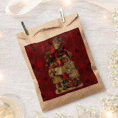 ヴィンテージサンタ・クリスマス・ミュージック・ソング フェイバーバッグ (クリップ留めされた状態)