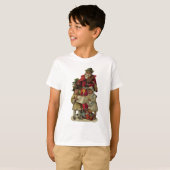 ヴィンテージサンタ・クリスマス・ミュージック・ソング Tシャツ (正面フル)