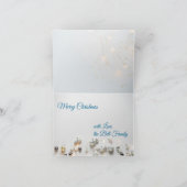 ヴィンテージサンタ,クリスマス,木のスタンド,ホリデーカード シーズンカード (内部)