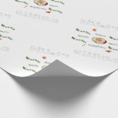 ヴィンテージサンタ・シーズンのご挨拶 ラッピングペーパー (角)