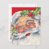 ヴィンテージサンタ シーズンポストカード (正面/裏面)
