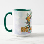 ヴィンテージサンタ&ジンジャーブレッドHo-Ho-Hoコーヒーマグ マグカップ (左)