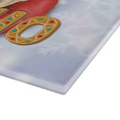 ヴィンテージサンタ&ジンジャーブレッドHo-Ho-Ho カッティングボード (角)