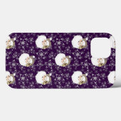 ヴィンテージサンタ&スターズ Case-Mate iPhoneケース (裏面 (横))