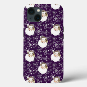 ヴィンテージサンタ&スターズ iPhone 13ケース