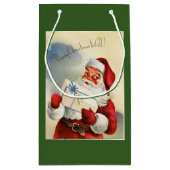 ヴィンテージサンタ スモールペーパーバッグ (裏面)