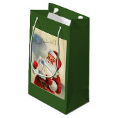 ヴィンテージサンタ スモールペーパーバッグ (裏面アングル)