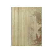 ヴィンテージサンタ&スレイノートパッド紙 ノートパッド (回転)