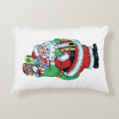 ヴィンテージサンタ&トイサックアクセントピロー アクセントクッション (正面)