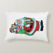 ヴィンテージサンタ&トイサックアクセントピロー アクセントクッション (裏面)