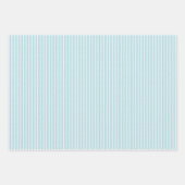 ヴィンテージサンタ&トナカイターコイズストライプ ラッピングペーパーシート (正面2)