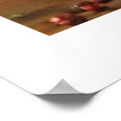 ヴィンテージサンタ&トナカイ:クラシックチャーム ポスター (角)