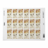 ヴィンテージサンタ&トナカイ ラベル (フルシート)