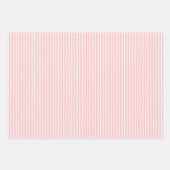 ヴィンテージサンタ&トナディアピンクストライプ ラッピングペーパーシート (正面2)