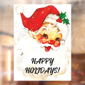 ヴィンテージサンタ「ハッピーホリデー」 ウィンドウサイン (シート2)