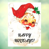 ヴィンテージサンタ「ハッピーホリデー」 ウィンドウサイン (シート3)
