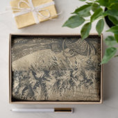 ヴィンテージサンタ – ブラウンズ/ベージュ 薄葉紙 (ギフト)