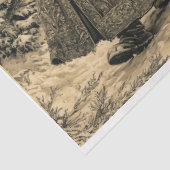 ヴィンテージサンタ – ブラウンズ/ベージュ 薄葉紙 (詳細)