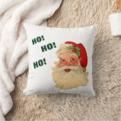 ヴィンテージサンタ・ホ！ホー！ホー！ クッション (ブランケット)