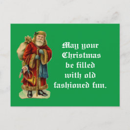 ヴィンテージサンタ ポストカード