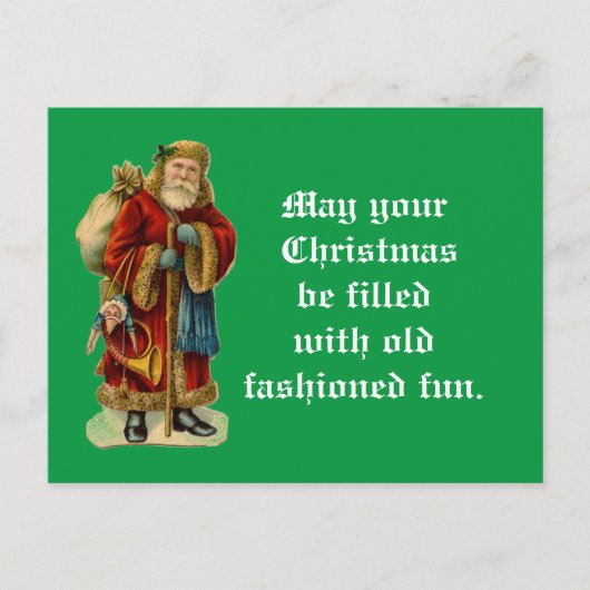 ヴィンテージサンタ ポストカード (正面)