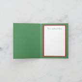 ヴィンテージサンタ・ミセス・クロース・クリスマス シーズンカード (内部)