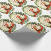 ヴィンテージサンタ ラッピングペーパー (角)