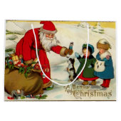 ヴィンテージサンタ ラージペーパーバッグ (裏面)