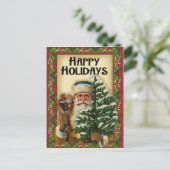 ヴィンテージサンタ: 郵便はがき シーズンポストカード (スタンド正面)