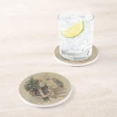 ヴィンテージサンタin雪 コースター (側面)