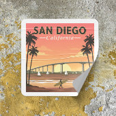 ヴィンテージサンディエゴカリフォルニア スクエアシール