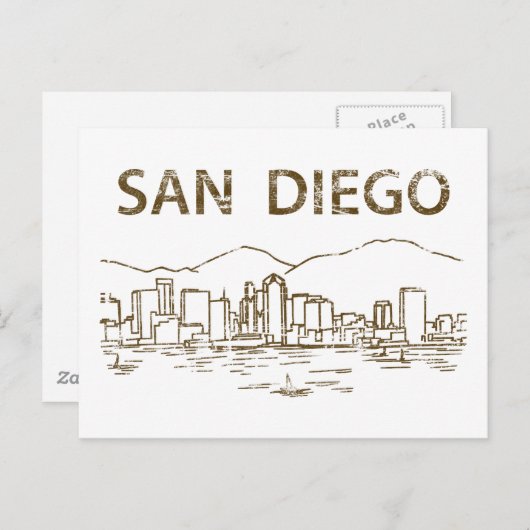 ヴィンテージサンディエゴ ポストカード (正面/裏面)