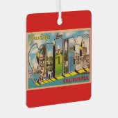 ヴィンテージサンディエゴCAオーナメント メタルオーナメント (正面右)