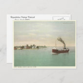 ヴィンテージサントクレアフラッツデトロイトミシガン ポストカード (正面/裏面)