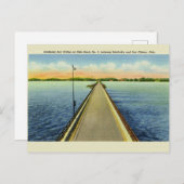 ヴィンテージサンドスキーオハイオハガキ ポストカード (正面/裏面)