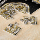 ヴィンテージサンドダラーシーウルチンスバイエルンストヘッケル ジグソーパズル (側面)