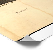 ヴィンテージサンノゼの地図， 1869 ポスター (角)